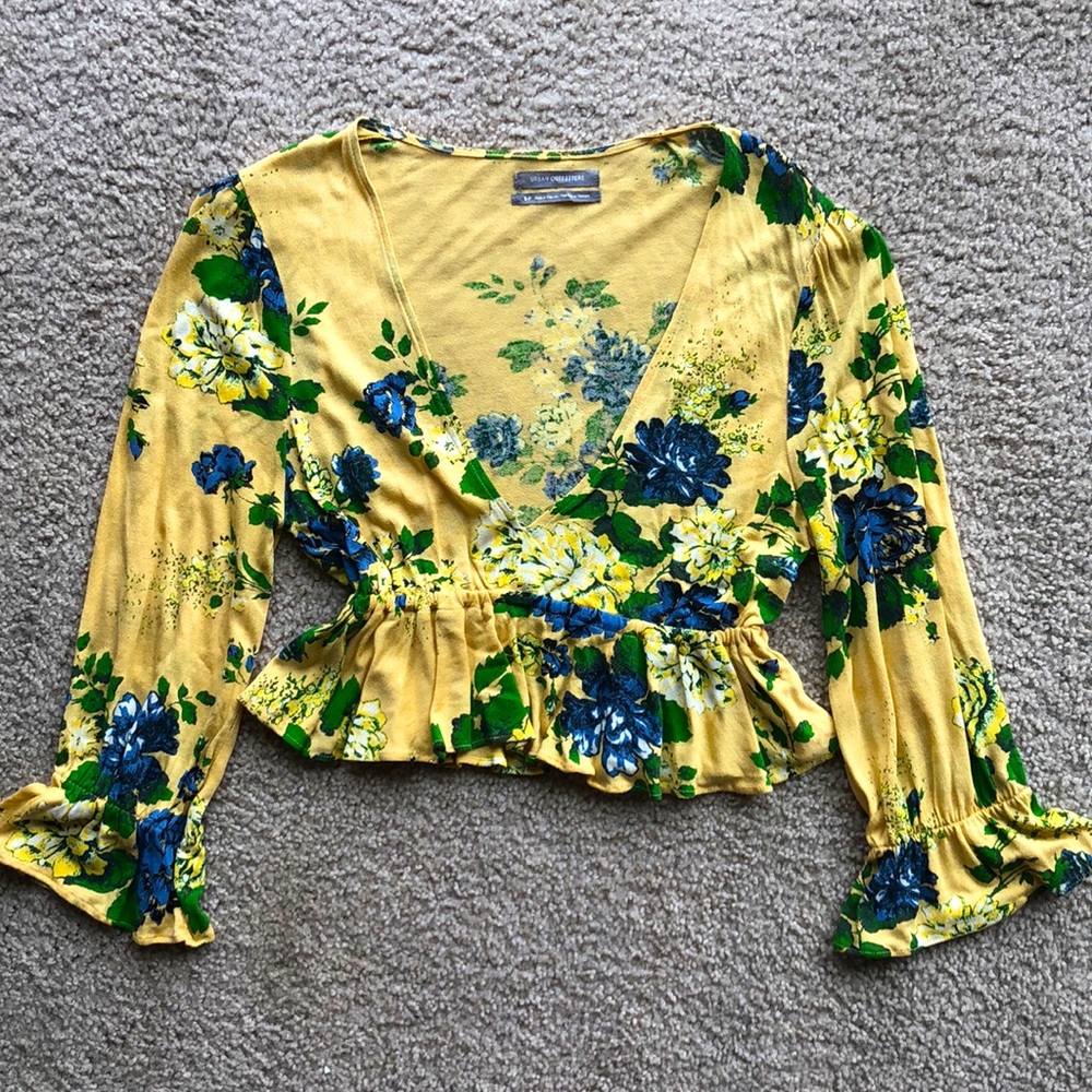 Urban Outfitter Floral Crop Top